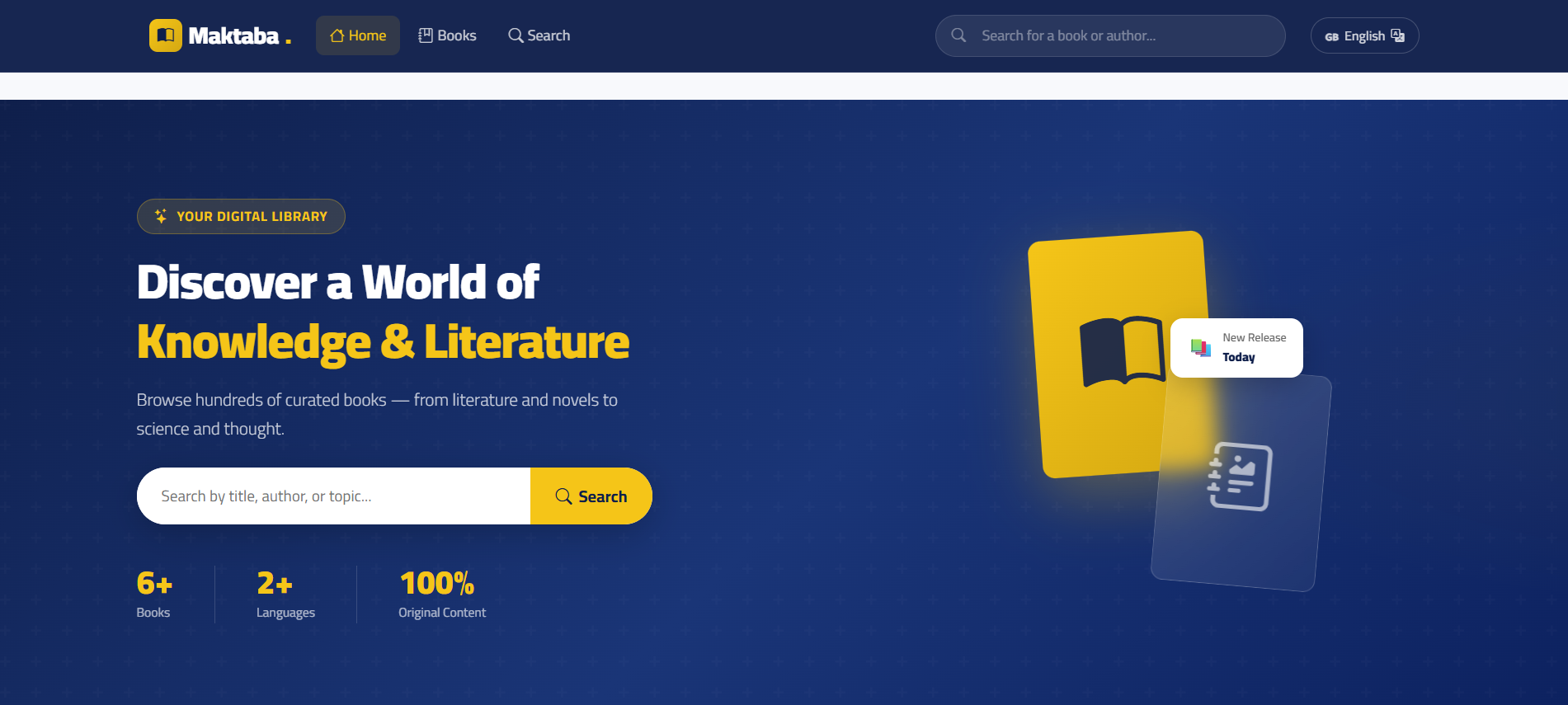 Maktaba Platform - Smart Books Management 